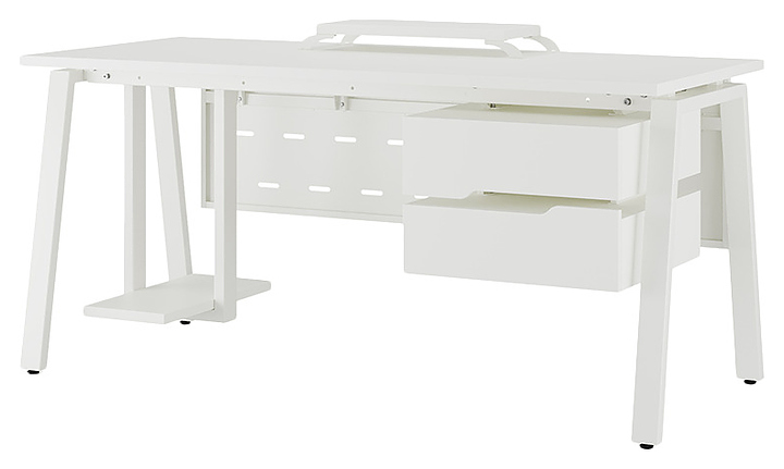 Стол компьютерный КОБОР KA-120/80 white/premium (250745) Программы #3