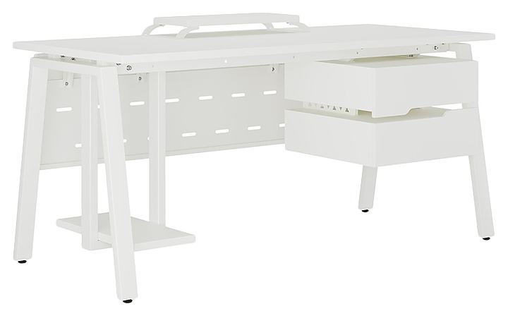 Стол компьютерный КОБОР KA-120/80 white/premium (250745) Программы #2