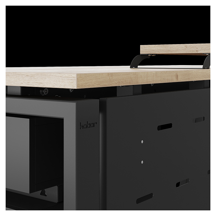 КОБОР KAB-80/60 black/natural Программы #6