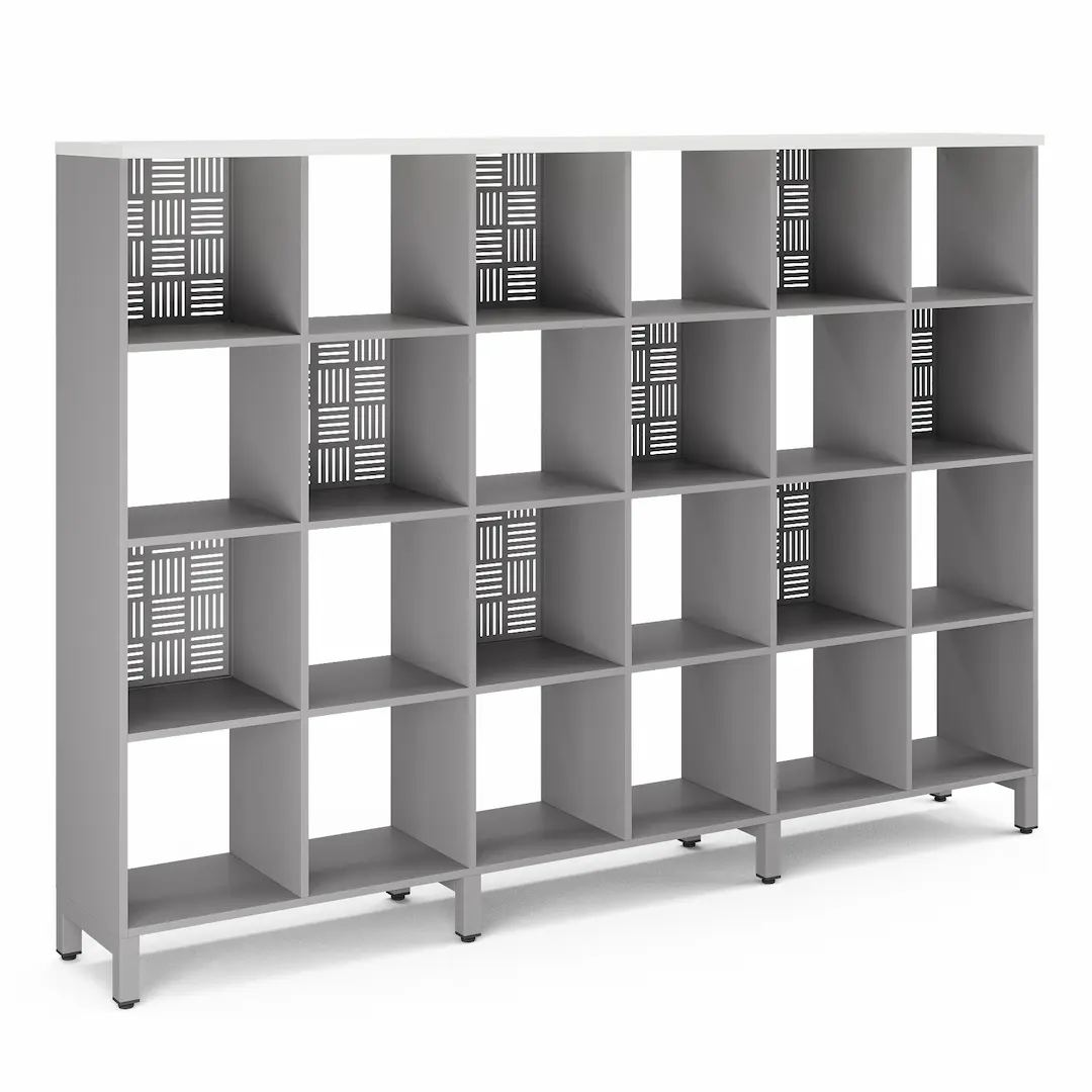 КОБОР SQ-4X6 aluminum/wood Стеллажи #1