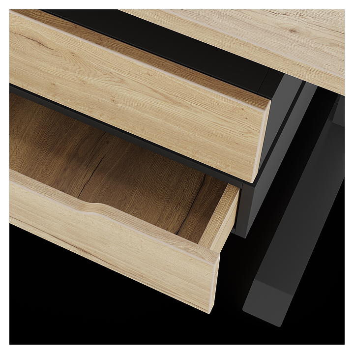 КОБОР KL2-160/60 black/natural Программы #5